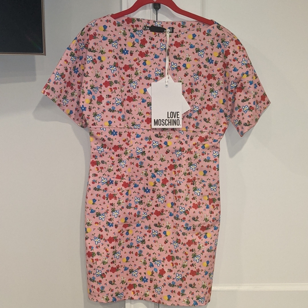 Most adorable stretch cotton floral print dress